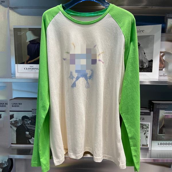 luxury design spring and summer old painted little monster sweater loose round neck stitching thin long sleeve girl, White
luxury design spring and summer old painted little monster sweater loose round neck stitching thin long sleeve girl, White