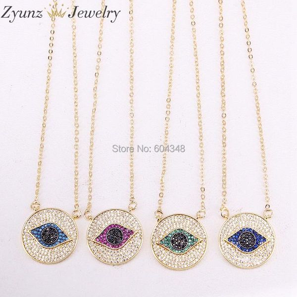 pendant necklaces 5 strands zyz330-3426 gold color round eye cubic zirconia micro pave cz necklace for women jewelry, Silver
pendant necklaces 5 strands zyz330-3426 gold color round eye cubic zirconia micro pave cz necklace for women jewelry, Silver