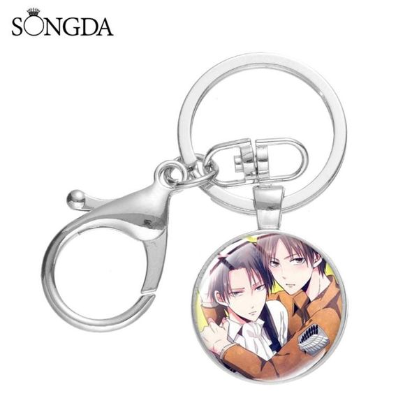 keychains attack on titan levi rivaille keychain anime pattern 3d printed glass cabochon pendant metal key chain bag ring holor, Silver
keychains attack on titan levi rivaille keychain anime pattern 3d printed glass cabochon pendant metal key chain bag ring holor, Silver
