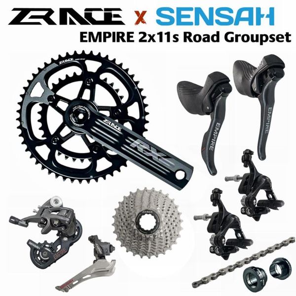 bike derailleurs sensah empire + zrace crank brake cassette chain, 2x11 speed, 22s road groupset, for bicycle 5800, r7000
bike derailleurs sensah empire + zrace crank brake cassette chain, 2x11 speed, 22s road groupset, for bicycle 5800, r7000