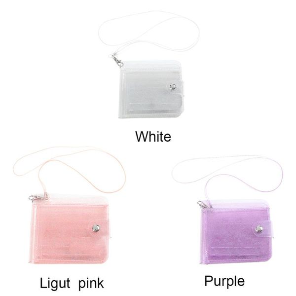 card holders glitter wallet holder clear short purse 2021 transparent jelly bag women fashion trend ladies shoulder handbag, Brown;gray
card holders glitter wallet holder clear short purse 2021 transparent jelly bag women fashion trend ladies shoulder handbag, Brown;gray