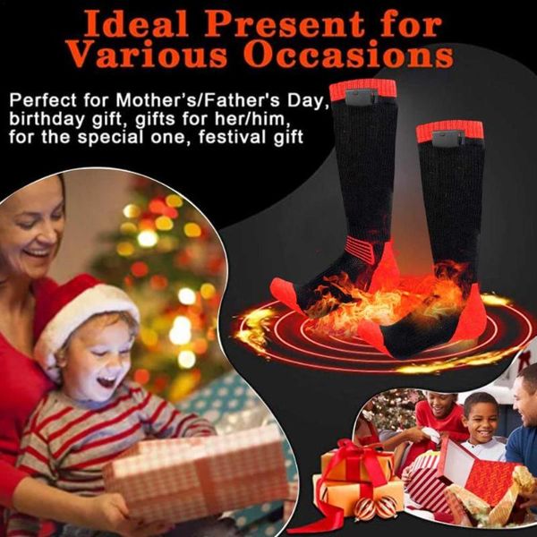 sports socks heating battery powered thermal boot feet warmer usb comfortable to wear fashionable widely used for winter, Black
sports socks heating battery powered thermal boot feet warmer usb comfortable to wear fashionable widely used for winter, Black