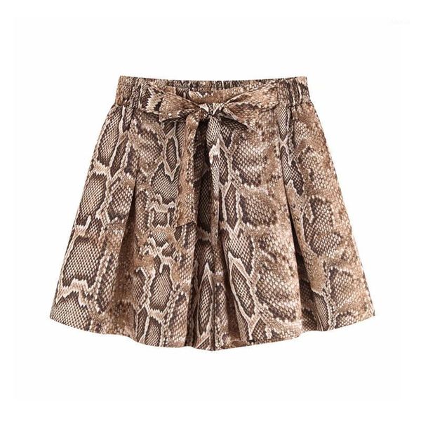 women's shorts high waist pockets retro snake pattern bow tie women sashes elastic animal pantalones cortos 2021, White;black
women's shorts high waist pockets retro snake pattern bow tie women sashes elastic animal pantalones cortos 2021, White;black