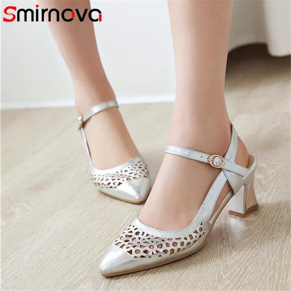 dress shoes smirnova 2021 big size 33-43 women sandals pointed toe hollow out summer buckle high heels party wedding woman, Black
dress shoes smirnova 2021 big size 33-43 women sandals pointed toe hollow out summer buckle high heels party wedding woman, Black