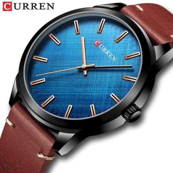 wristwatches curren watches mens 2021 classic simple quartz leather wristwatch male business clock relógio masculino, Slivery;brown
wristwatches curren watches mens 2021 classic simple quartz leather wristwatch male business clock relógio masculino, Slivery;brown