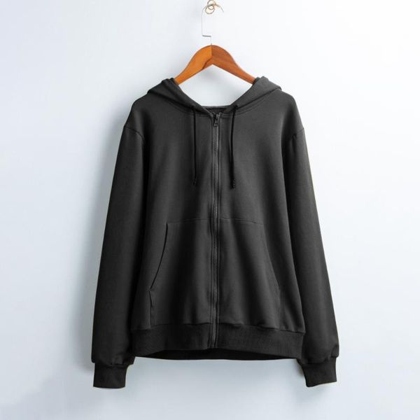 women hoodies spring autumn casual zipper hooded sweatshirts tie collar hoody jacket women's coat pockets outerwear jackets, Black;brown
women hoodies spring autumn casual zipper hooded sweatshirts tie collar hoody jacket women's coat pockets outerwear jackets, Black;brown