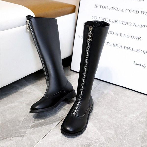 boots plush slim women's fall / winter 2021 flat bottomed and increased middle tube versatile side zipper1, Black
boots plush slim women's fall / winter 2021 flat bottomed and increased middle tube versatile side zipper1, Black