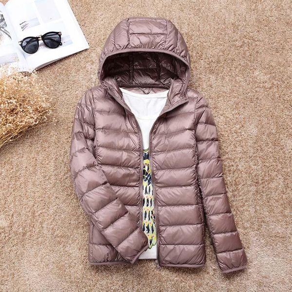 women's jackets 2021 winter warm ultra light 90% white duck down jacket women coat with bag thin hooded autumn brand, Black;brown
women's jackets 2021 winter warm ultra light 90% white duck down jacket women coat with bag thin hooded autumn brand, Black;brown