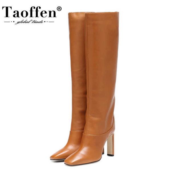 taoffen size 34-43 knee high boots women design fur warm winter shoes women fashion high heel boots woman footwear 210911, Black
taoffen size 34-43 knee high boots women design fur warm winter shoes women fashion high heel boots woman footwear 210911, Black