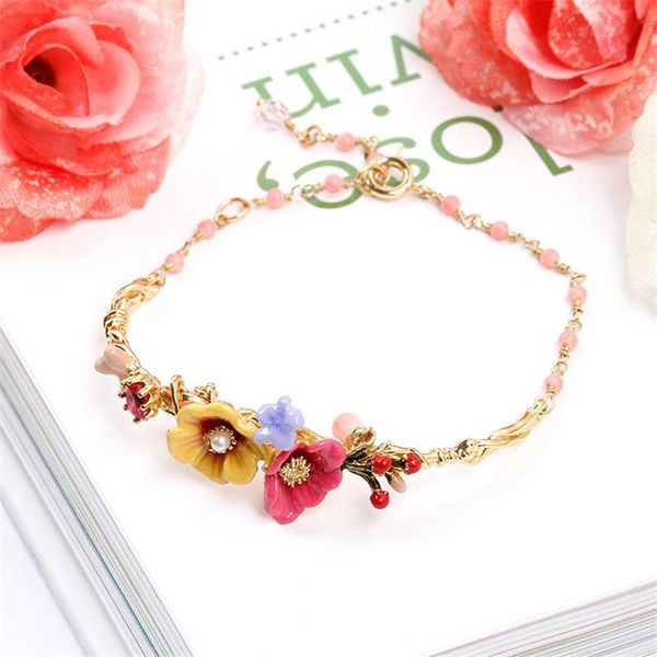 charm bracelets gold-plated enamel pearl with crystal accessories jewelry peony flowers bracelet bangle for women birthday gifts pulseras mu, Golden;silver
charm bracelets gold-plated enamel pearl with crystal accessories jewelry peony flowers bracelet bangle for women birthday gifts pulseras mu, Golden;silver