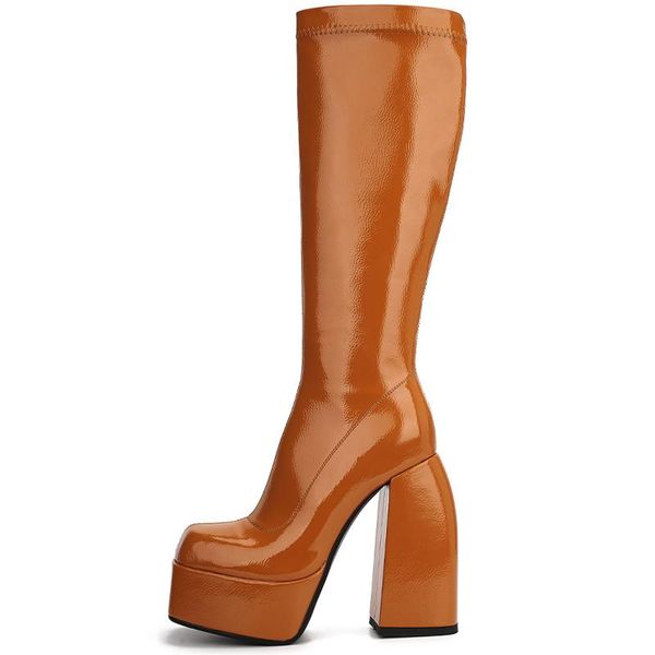 boots women's knee high platform heels thick women shoes party weddings concise brown 2021, Black
boots women's knee high platform heels thick women shoes party weddings concise brown 2021, Black