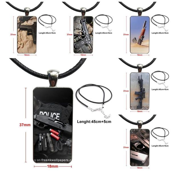 pendant necklaces jewelry with steel plated glass cabochon choker long rectangle necklace for men women gift assaultrifle m16, Silver
pendant necklaces jewelry with steel plated glass cabochon choker long rectangle necklace for men women gift assaultrifle m16, Silver