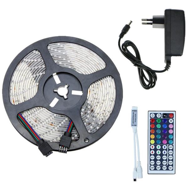 5m 10m rgb led strip kit smd waterproof flexible tape ip65 60leds/m rope lighting with 44key ir remote controller+dc 12v adapter strips
5m 10m rgb led strip kit smd waterproof flexible tape ip65 60leds/m rope lighting with 44key ir remote controller+dc 12v adapter strips