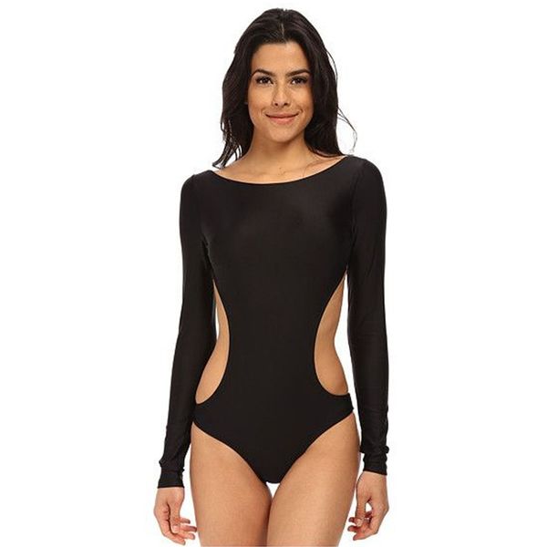 women's jumpsuits & rompers summer personality wear black collar long sleeve hollow triangle body tights jumpsuit qg7y, Black;white
women's jumpsuits & rompers summer personality wear black collar long sleeve hollow triangle body tights jumpsuit qg7y, Black;white