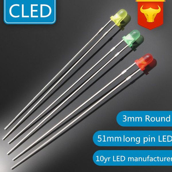 bulbs 1000pcs color diffused 3mm indicator leds bulb red/green/yellow 51mm long pin led lamp lightin diode
bulbs 1000pcs color diffused 3mm indicator leds bulb red/green/yellow 51mm long pin led lamp lightin diode
