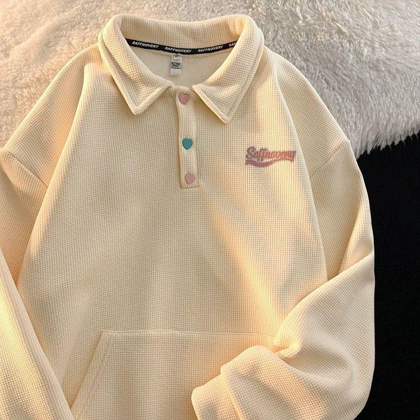 women's hoodies & sweatshirts autumn creamy yellow waffle womens hoodie shirts feminine blouse college harajuku sweatshirt oversized lo, Black
women's hoodies & sweatshirts autumn creamy yellow waffle womens hoodie shirts feminine blouse college harajuku sweatshirt oversized lo, Black