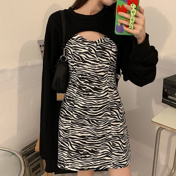 dresses plus size gothic women casual leopard long sleeve party mini female design one-piece dress korea 2021 spring y2k, Black;gray
dresses plus size gothic women casual leopard long sleeve party mini female design one-piece dress korea 2021 spring y2k, Black;gray