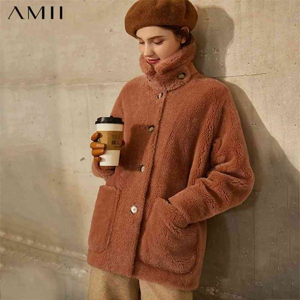 minimalism winter coat women fashion double-faced fur thick lapel single-breasted warm women's woolen 12040297 210527, Black
minimalism winter coat women fashion double-faced fur thick lapel single-breasted warm women's woolen 12040297 210527, Black