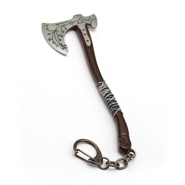 keychains game god of war 4 kratos keychain leviathan axe key chain ring metal pendant souvenir llavero accessories drop, Silver
keychains game god of war 4 kratos keychain leviathan axe key chain ring metal pendant souvenir llavero accessories drop, Silver