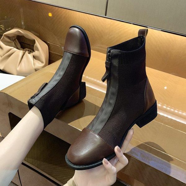 boots women 2021 women's shoes british style autumn short web celebrity zipper elastic, Black
boots women 2021 women's shoes british style autumn short web celebrity zipper elastic, Black
