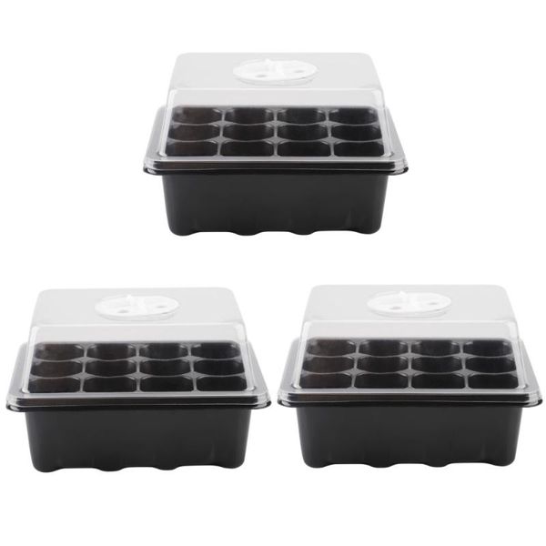 12-hole mini greenhouse plant growth tray garden decoration hand tool kit humidity vented domes seedling box 3pcs planters & pots
12-hole mini greenhouse plant growth tray garden decoration hand tool kit humidity vented domes seedling box 3pcs planters & pots