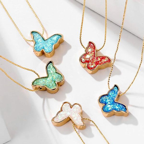 butterfly pendant necklaces for women girls fashion pink gold necklace elegant choker sweet jewelry gifts chains, Silver
butterfly pendant necklaces for women girls fashion pink gold necklace elegant choker sweet jewelry gifts chains, Silver