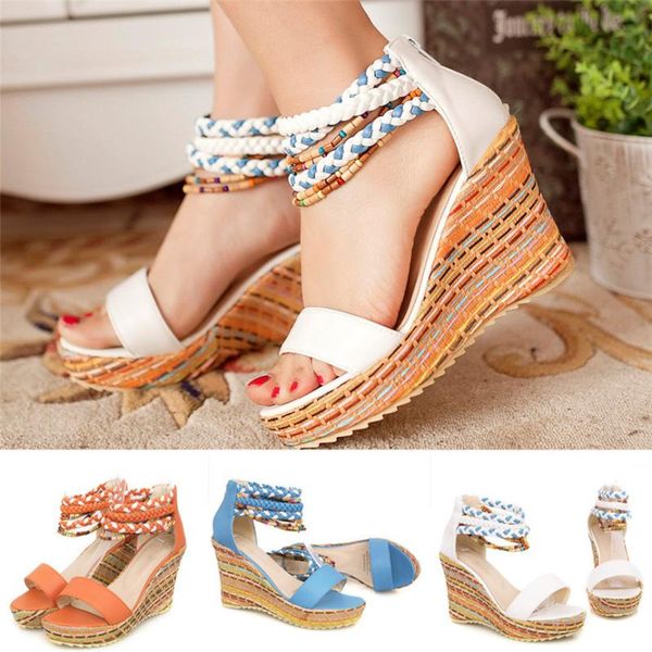 shoes woman high heel fashion womens open toe breathable wedges thick bottom buckle strap elegant roman sandals, Black
shoes woman high heel fashion womens open toe breathable wedges thick bottom buckle strap elegant roman sandals, Black
