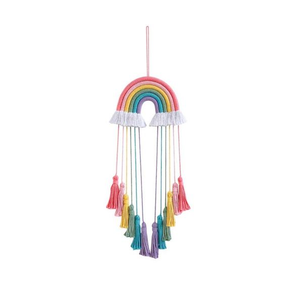 decorative objects & figurines rainbow wall decals woven hanging handmade colorful macrame art for nursery kids teens bedroom bathroom
decorative objects & figurines rainbow wall decals woven hanging handmade colorful macrame art for nursery kids teens bedroom bathroom