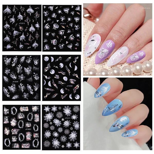 creative nail stickers gradient embossed decals snowflake flower ballet dancer pattern art diy decoration1, Black
creative nail stickers gradient embossed decals snowflake flower ballet dancer pattern art diy decoration1, Black
