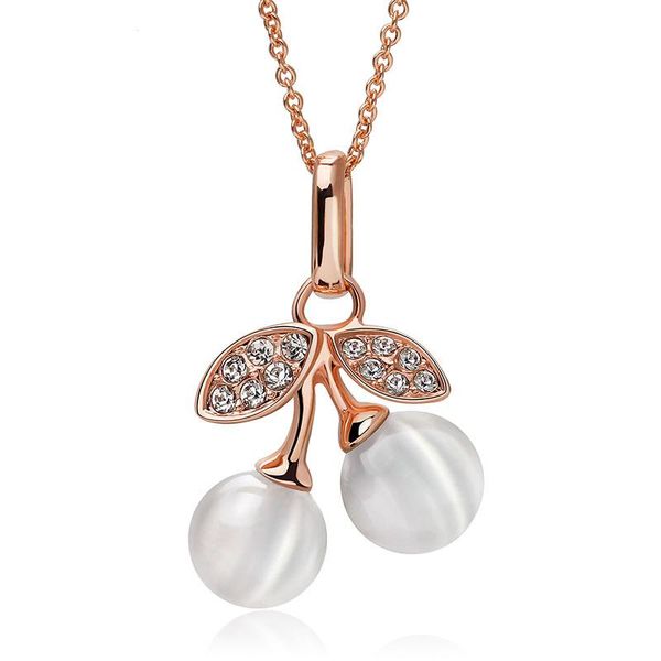 pendant necklaces ociki jewelry cherry fruit rose gold color cute cubic zirconia opal crystal necklace chokers for women girls students gift, Silver
pendant necklaces ociki jewelry cherry fruit rose gold color cute cubic zirconia opal crystal necklace chokers for women girls students gift, Silver