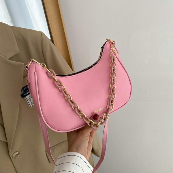 shoulder bags qyahlybz band pink small women's bag summer messenger armpit female white baguette de luxe femme 
shoulder bags qyahlybz band pink small women's bag summer messenger armpit female white baguette de luxe femme