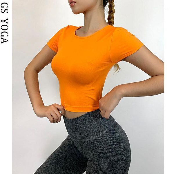 women short sleeve fitness sports wear gym yoga shirt elastic tight workout running t-shirt solid color crop outfit
women short sleeve fitness sports wear gym yoga shirt elastic tight workout running t-shirt solid color crop outfit