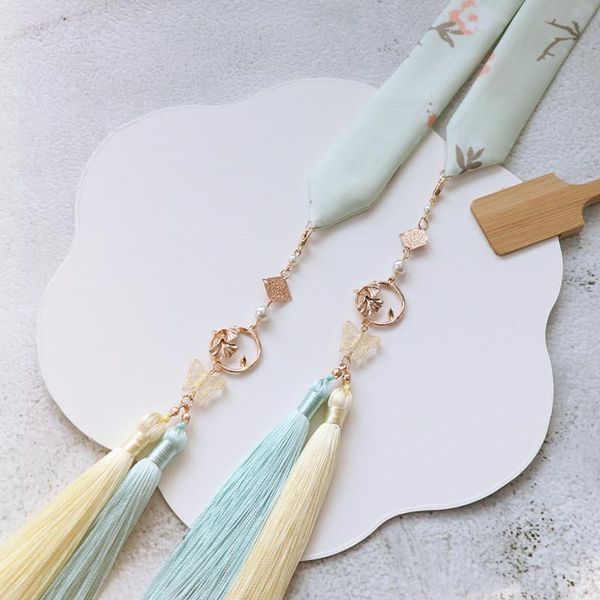party masks origional hanfu tassels hair band antique style printed ribbon ming waistband headdress accessory
party masks origional hanfu tassels hair band antique style printed ribbon ming waistband headdress accessory