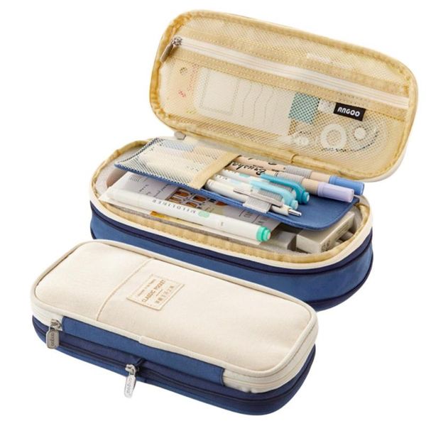 storage bags pencil case canvas double layer large capacity kids school stationery supplies make up bag pen box student pouch gift
storage bags pencil case canvas double layer large capacity kids school stationery supplies make up bag pen box student pouch gift