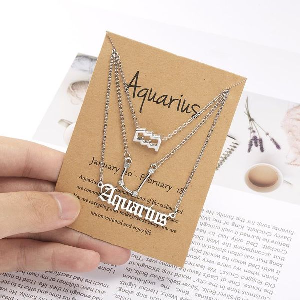 pendant necklaces 3pcs/set cardboard star zodiac sign 12 constellation charm gold necklace aries cancer leo scorpio jewelry gifts, Silver
pendant necklaces 3pcs/set cardboard star zodiac sign 12 constellation charm gold necklace aries cancer leo scorpio jewelry gifts, Silver