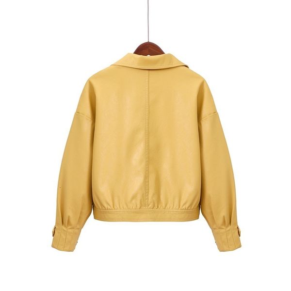ftlzz faux soft leather loose basic jackets women autumn turndown collar single breasted pu motorcycle black punk female outwear 201119
ftlzz faux soft leather loose basic jackets women autumn turndown collar single breasted pu motorcycle black punk female outwear 201119