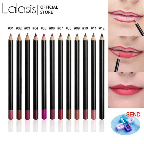 lip pencils lalasis 12pcs/1pcs matte liner professional pencil set waterproof long lasting smooth natural lipliner pen makeup tools
lip pencils lalasis 12pcs/1pcs matte liner professional pencil set waterproof long lasting smooth natural lipliner pen makeup tools
