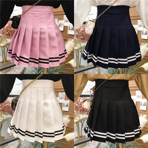 skirts high-waist pleated skirt women's striped 2021 early spring korean style sports wear-resistant half-length short s, Black
skirts high-waist pleated skirt women's striped 2021 early spring korean style sports wear-resistant half-length short s, Black