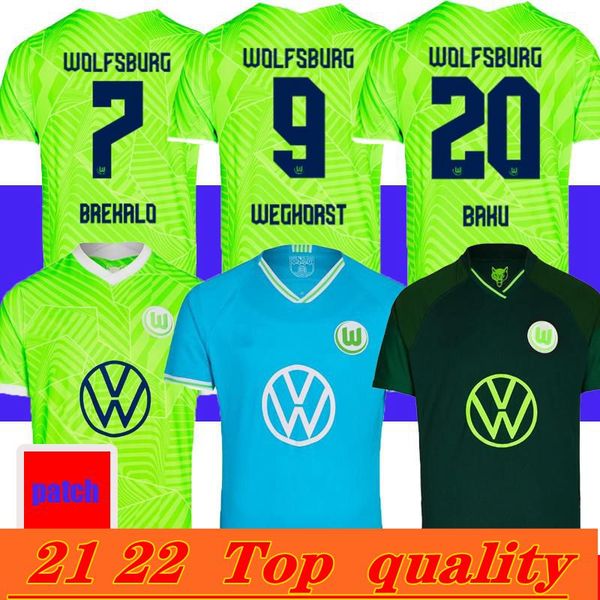 21 22 vfl wolfsburg soccer jersey ginczek steffen football shirts men kids kits mbabu brooks arnold weghorst uniform thai, Black;yellow
21 22 vfl wolfsburg soccer jersey ginczek steffen football shirts men kids kits mbabu brooks arnold weghorst uniform thai, Black;yellow
