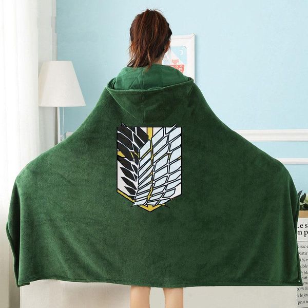 blankets attack on titan wearable throw blanket with hooded for children and adults scout regiment plush anime thicken in winter
blankets attack on titan wearable throw blanket with hooded for children and adults scout regiment plush anime thicken in winter