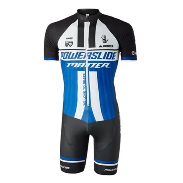 racing sets powerslide triathlon men suit speed roller skate skinsuit fast skats mtb clothing ciclismo skating jumpsuit, Black;blue 
racing sets powerslide triathlon men suit speed roller skate skinsuit fast skats mtb clothing ciclismo skating jumpsuit, Black;blue
