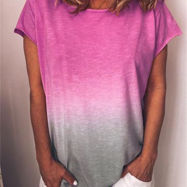 rainbow gradient t shirt women summer short sleeve o neck tshirt loose plus size ladies t-shirt mujer 5xl, White
rainbow gradient t shirt women summer short sleeve o neck tshirt loose plus size ladies t-shirt mujer 5xl, White