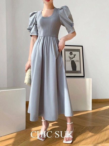 chic sweater pullover long dress summer fashion stretch knit body patched poplin sleeve modern lady patchwork 210510, Black;gray
chic sweater pullover long dress summer fashion stretch knit body patched poplin sleeve modern lady patchwork 210510, Black;gray