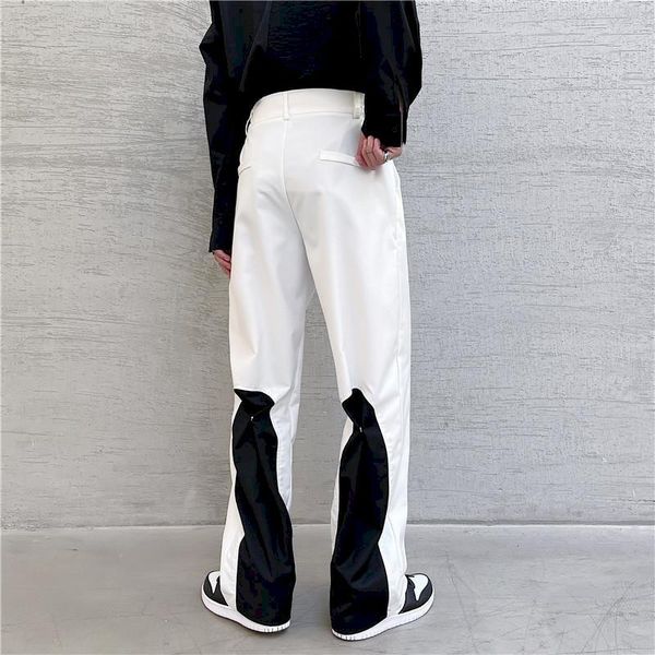 men's pants trend contrast color suit niche design casual high street personal business trousers 2021 men fashion, Black
men's pants trend contrast color suit niche design casual high street personal business trousers 2021 men fashion, Black