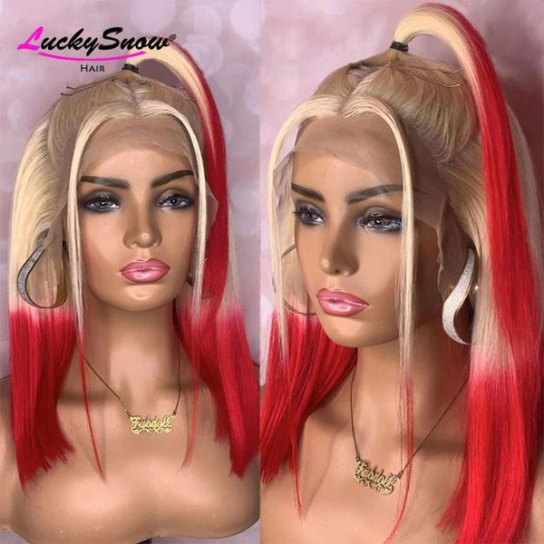 lace wigs 613 blonde front wig brazilian remy straight human hair for women ombre red colored 180%, Black;brown
lace wigs 613 blonde front wig brazilian remy straight human hair for women ombre red colored 180%, Black;brown
