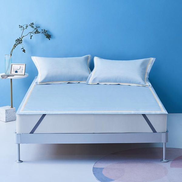blankets summer ice silk three-piece set of sleeping mat can wash folded 1.5 m 1.8 bed sheet fitted cool air conditioning blanket
blankets summer ice silk three-piece set of sleeping mat can wash folded 1.5 m 1.8 bed sheet fitted cool air conditioning blanket
