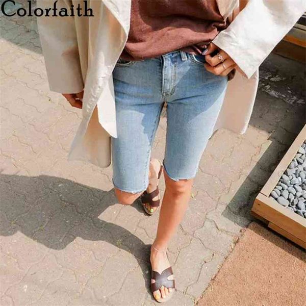 colorfaith women summer jeans 3 colors high waist casual trousers denim streetwear skinny knee length pants j3438-8 210629, Blue
colorfaith women summer jeans 3 colors high waist casual trousers denim streetwear skinny knee length pants j3438-8 210629, Blue