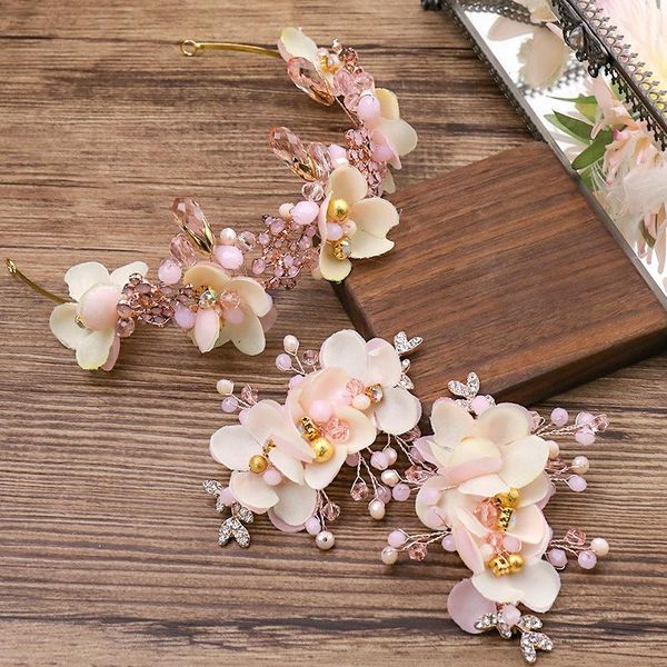 hair clips & barrettes bride handmade flower band european and american crystal clip wedding accessories style sweet romantic, Golden;silver
hair clips & barrettes bride handmade flower band european and american crystal clip wedding accessories style sweet romantic, Golden;silver