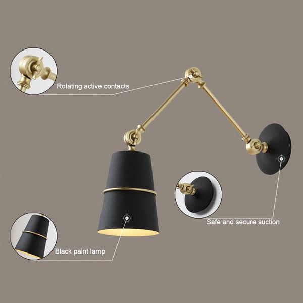 interior wall lamp post modern study personality simple restaurant decoration desk bedside shrink
interior wall lamp post modern study personality simple restaurant decoration desk bedside shrink