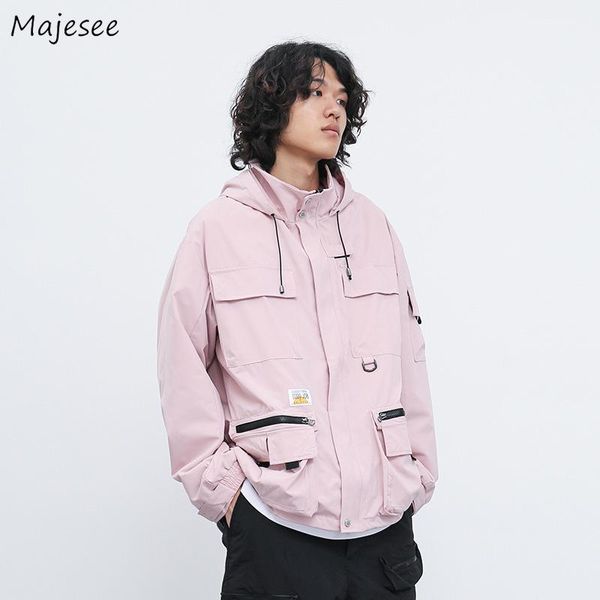 men's jackets men baggy tooling with hat coats casual all-match streetwear hip hop pockets stylish korean style hombre chic outwear, Black;brown
men's jackets men baggy tooling with hat coats casual all-match streetwear hip hop pockets stylish korean style hombre chic outwear, Black;brown